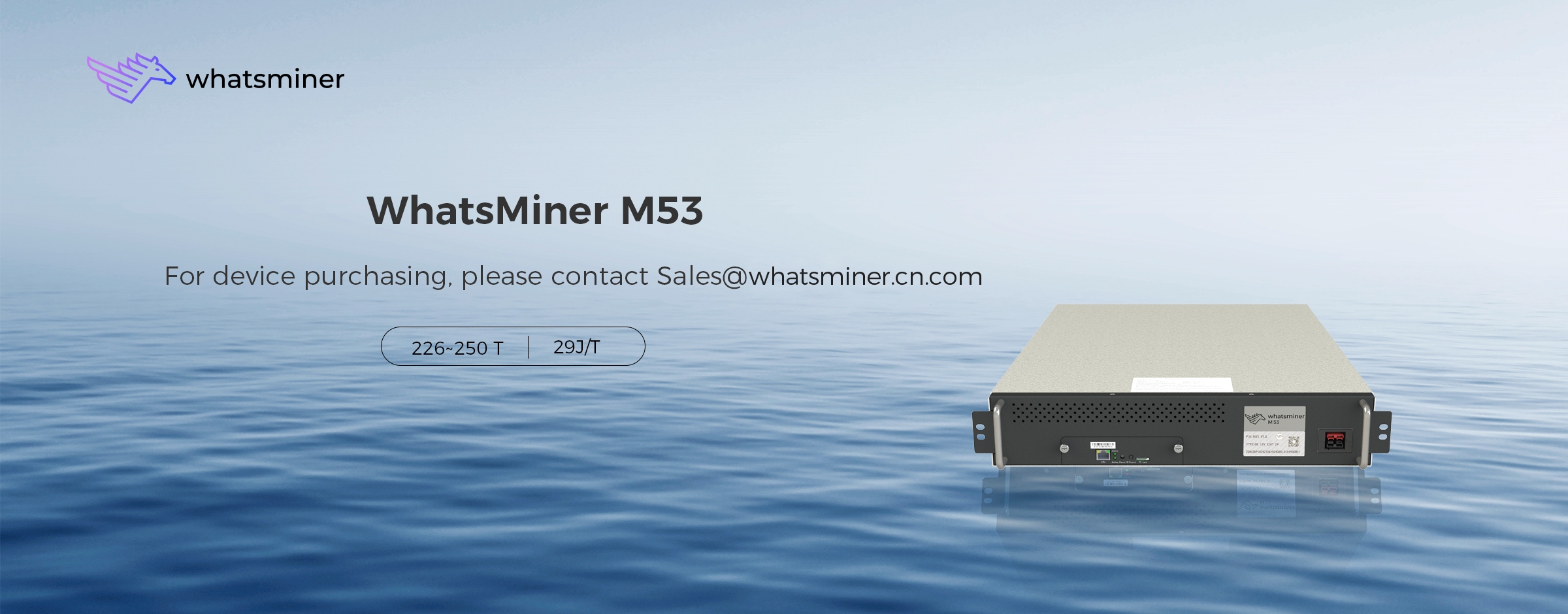 whatsminer hydro-cooling M53